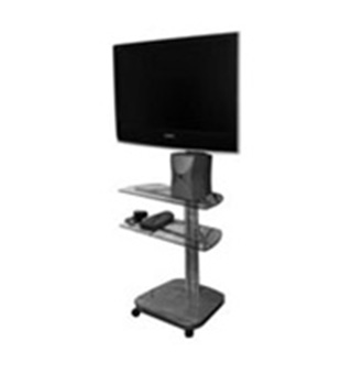 Universal Pedestal with Shelf And Wheels